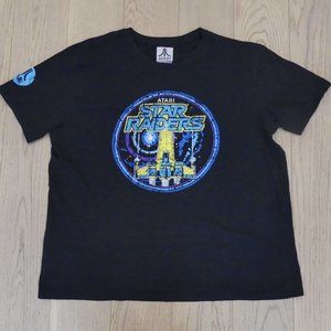 Atari Star Raiders Black  XLarge T-Shirt